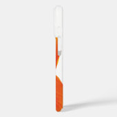 オレンジ色の赤いケシの蝶あなたの名前 Case-Mate iPhoneケース (裏面 / 左)