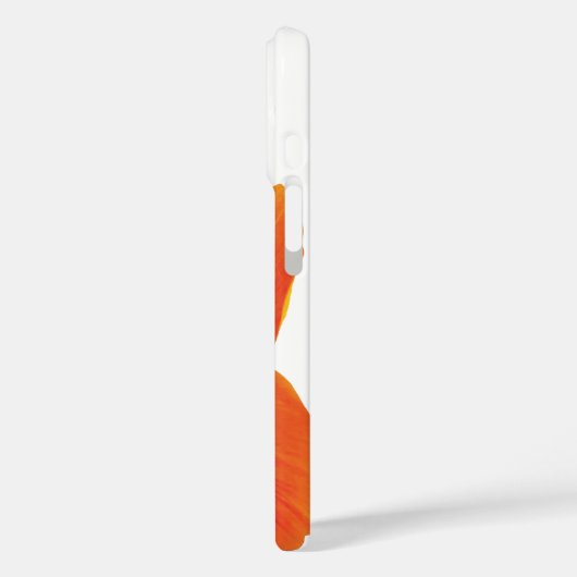 オレンジ色の赤いケシの蝶あなたの名前 Case-Mate iPhoneケース (裏面 / 左)