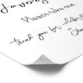 オレンジ色の赤ちゃんシャワー柑橘系の好意 ポスター (角)