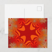 オレンジ色の赤十字カスタムポストカード ポストカード (正面/裏面)