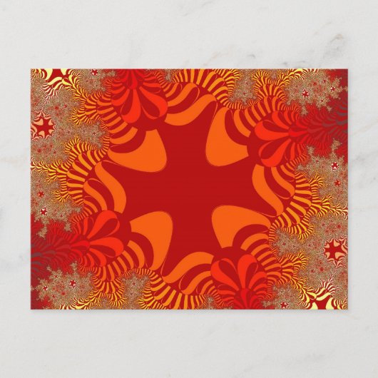 オレンジ色の赤十字カスタムポストカード ポストカード (正面)