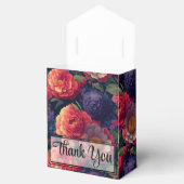 オレンジ色の赤紫のフローラエレガント書 フェイバーボックス (オープン)