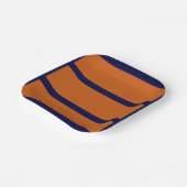 オレンジ色の部分コントロール ペーパープレート (傾斜あり)