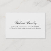 オレンジ色の重なり 名刺 (裏面)