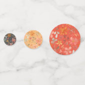 オレンジ色の野生の花の感謝祭秋 コンフェッティ (正面)