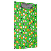 オレンジ色の金ゴールドシャツ付きサッカーテーマ クリップボード (右)