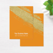 オレンジ色の金ゴールドブラシイヤリングディスプレイカード (デスク)