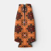 オレンジ色の鈴谷模様 ボトルクーラー (裏面)