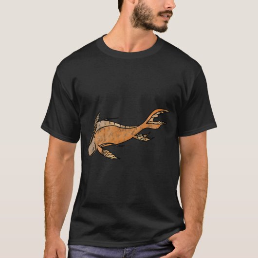 オレンジ色の錦鯉 Tシャツ (正面)