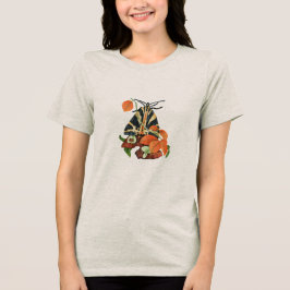 オレンジ色の離れガス トライブレンドＴシャツ