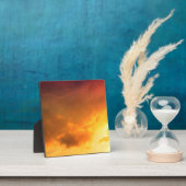 オレンジ色の雲 フォトプラーク (インサイチュ)