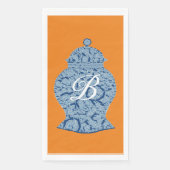 オレンジ色の青いジャージングジャーモザイク (正面)