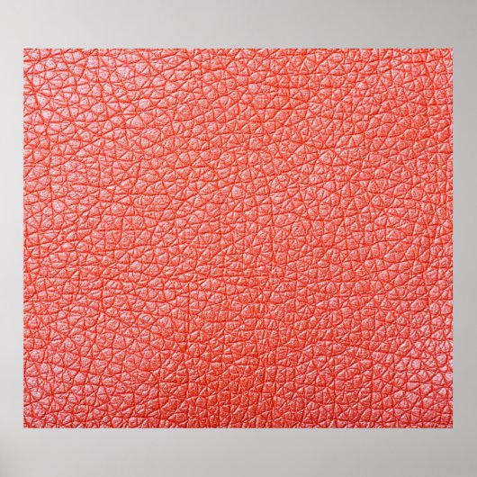 オレンジ色の革の表皮のテクスチャ層のサンプル ポスター (正面)