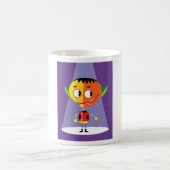 オレンジ色の頭のキャラクター コーヒーマグカップ (中央)