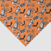 オレンジ色の骨格動物 薄葉紙 (詳細)