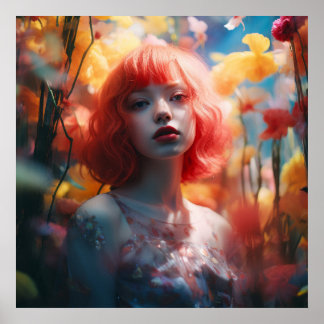 オレンジ色の髪の妖精 ポスター
