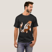 オレンジ色の鯉 Tシャツ (正面フル)