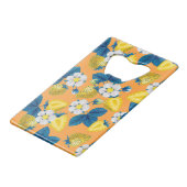 オレンジ色の黄色いイチゴ クレジットカード栓抜き (裏面アングル)