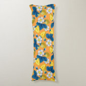 オレンジ色の黄色いイチゴ ボディピロー (正面縦)