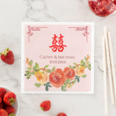 オレンジ色の黄色い花 中国式の結婚式 (インサイチュ)