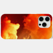 オレンジ色の黄色い赤い空の雲 Case-Mate iPhoneケース (裏面 (横))