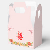 オレンジ色の黄色中国のいフローラの結婚角 フェイバーボックス (オープン)