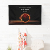 オレンジ色の黒いバスケットボールウィークエンドパーティー – チャンピオンb 横断幕 (インサイチュ)