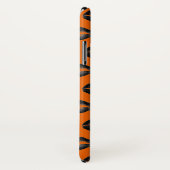 オレンジ色の黒い唇ハロウィーン Case-Mate iPhoneケース (裏面/右)