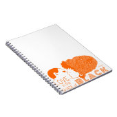 オレンジ色の黒い愛 ノートブック (右側)