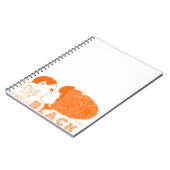 オレンジ色の黒い愛 ノートブック (左側)