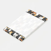 オレンジ色の黒猫 ポストイット (アングル)