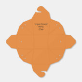 オレンジ色の「弾劾パーティー」テイクアウトボックス フェイバーボックス (折り畳みなし)