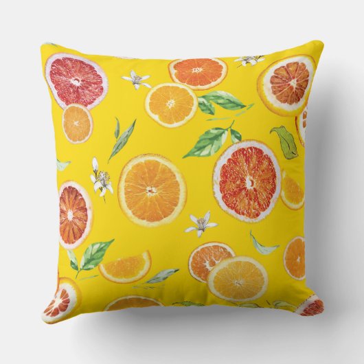 オレンジ色の#pattern #trendy #style クッション (裏面)