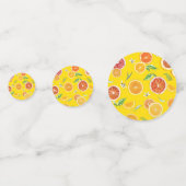 オレンジ色の#pattern #trendy #style コンフェッティ (正面)