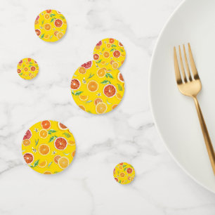 オレンジ色の#pattern #trendy #style コンフェッティ