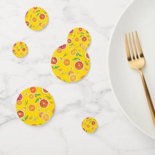 オレンジ色の#pattern #trendy #style コンフェッティ (グループ)