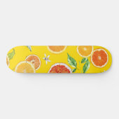 オレンジ色の#pattern #trendy #style スケートボード (横)