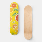 オレンジ色の#pattern #trendy #style スケートボード (正面)