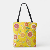オレンジ色の#pattern #trendy #style トートバッグ (裏面)