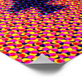 オレンジ色のF16の形成。アーポップ・アートのト ポスター (角)