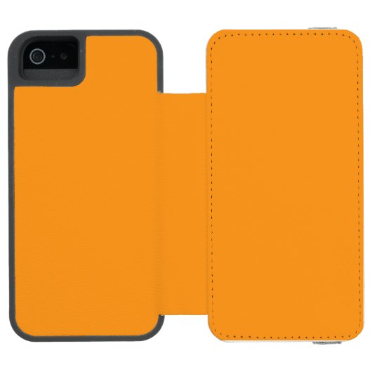 オレンジ色のiPhone 6 ウォレットケース (フォリオ Open)