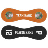 オレンジ色カスタムの焼き付きプレーヤーの写真の名前と番号 ソフトボール (パネル)