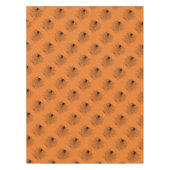 オレンジ色ハロウィンスパイダーウェブテーブルクロス テーブルクロス (正面)