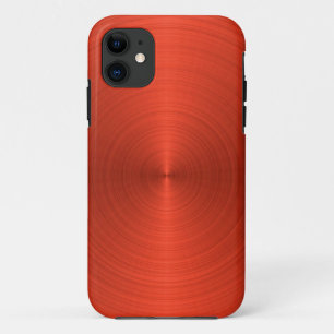 オレンジ色メタリック iPhone 11 ケース