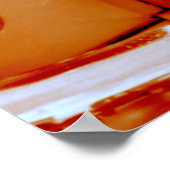 オレンジ色リード線 ポスター (角)