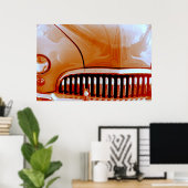 オレンジ色リード線 ポスター (ホームオフィス)