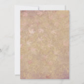 オレンジ色ワイルドフラワーストリングライト60誕生日 招待状 (裏面)