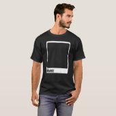 オレンジ色絵を描見本コスチュームファミリーグループH Tシャツ (正面フル)