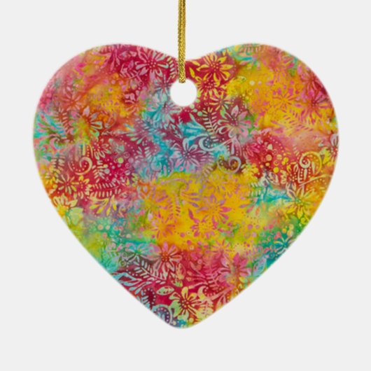 オレンジ色 セラミックオーナメント (裏面)