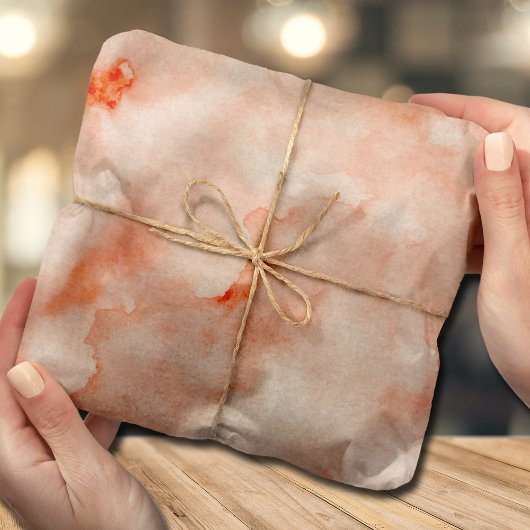 オレンジ色 薄葉紙